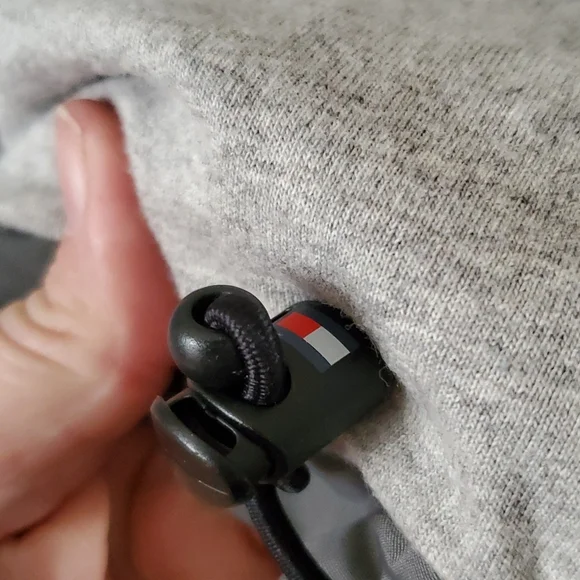 Tommy Hilfiger Gray Nylon Jacket Size XL Vintage - Picture 8 of 10